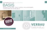 BASIS Werkinstructie VERBAU-betonstuc · 2017. 7. 17. · Gebruik VERBAU-betonstuc niet op houten vloeren en onstabiele ondergronden. Werk niet in direct zonlicht of in de wind. Bij