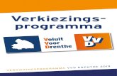 Verkiezings- programma...VERKIEZINGSPROGRAMMA VVD DRENTHE 019 2 Voluit Voor Drenthe Boerenverstand Ook in de komende vier jaar willen we door-gaan met Drenthe sterker en duurzamer