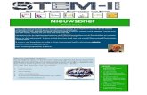 Nieuwsbrief - Kindante · 2 maart 2016 STEM-II Kennisdeling Voor u ligt de tweede uitgave van de STEM-II Nieuwsbrief. In de afgelopen periode zijn de externe ... Fons Vossen (projectleider