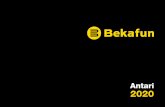 Antari 2020 - Bekafun · 2020. 8. 5. · In deze annex van onze catalogus krijgt U alle specificaties en alle ac-cessoires voor de machines. Aarzel niet om uw prijs te vragen op info@