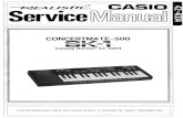 Casio SK-1 / Realistic Concertmate 500 Service Manualsynthmanuals.com/manuals/casio/sk-1/service_manual/...MIC Amp. circuit 10K o BGND 100 CPU Vin MSM6283-01GS LSI 1 V ADC BGND(OV)
