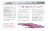 Inhoud HALFEN als co-maker en BIM-partnervp/library/nl/media/... · rancier Construsoft. Construsoft is (sinds 1995) een toonaangevende leverancier en ontwikkelaar van BIM-software