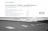 Cemfort® B65 golfplaten - HMG Benelux€¦ · EN 494:2012 geprofileerde vezelcement platen de CE-prestatieverklaring KOMO-attest met productcertificaat CTG-480/7 AtG-certificaat