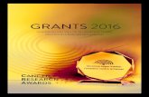 GRANTS 2016 - Cancer...winnaar Nobelprijs voor Fysica 2013 Interview van een patiënt Film vriendelijk verschaft door de EORTC Voorstelling van de laureaten van de Grants 2016 en de