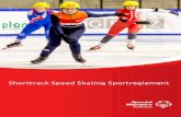 Shorttrack Speed Skating Sportreglement · 2019. 10. 7. · 6 Special Olympics Shorttrack Speed Skating Sportreglement juni 2018 SOI 3.4.3 Indien er alternatieve afstanden worden