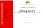 REGENERACIÓN DEMOCRÁTICA Y PARTICIPACIÓN …tauja.ujaen.es/bitstream/10953.1/7361/1/Victor_Vera_Regeneracin_democrtica_y...Regeneración democrática y participación ciudadana