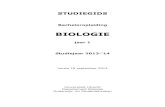 BIOLOGIE · 2014. 5. 26. · bacheloropleiding biologie 2013-‘14 is deze regeling bepaald (in artikel 7.4: bindend studieadvies). Tussentijds studieadvies In de laatste week van