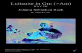 Johann Sebastian Bachlievens.biz/gitaar/sheet/bach_995.pdf · 2019. 11. 24. · BWV 995, Luitsuite in Gm (>Am) Johann Sebastian Bach 1. Präludium – Tres Viste 2. Allemande 3. Courante