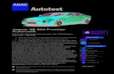 Autotest - ADAC · 2016. 1. 27. · Autotest Jaguar XE 20d Prestige Automatik Viertürige Stufenhecklimousine der Mittelklasse (132 kW / 180 PS) aguar versucht nach dem wenig erfolgreichen