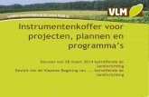 Instrumentenkoffer voor projecten, plannen en...2014/05/21  · 3. Projecten, plannen en programma’s 4.03.2014 Voorwaarden om de instrumenten in te zetten: De inzet van de instrumenten