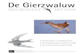 Vogelwerkgroep Amsterdam - De Gierzwalu · 2015. 10. 12. · Kuiper over de vogels van Amstelland. Za 17 april: ... Vogelwerkgroep Amsterdam op zondag 30 mei 2010 voor de derde keer