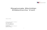 Regionale Richtlijn Diabetische Voet ... 1 Regionale Richtlijn Diabetische Voet Januari 2010 Zorgnetwerk Midden-Brabant Dr. Deelenlaan 9 5042 AD Tilburg Tel: (013) 465 73 55 Fax: (013)