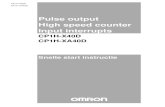 Pulse output High speed counter Input interrupts · 2019. 6. 13. · high speed naar proximity speed. In dit geval zal een foutcode (0202) worden gegenereerd en de motor zal tot stop