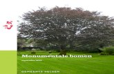 Monumentale bomen - Velsen · 2017. 4. 18. · aandachtsgebied kleine landschapselementen met kapvergunning Bijlage 5 Zienswijze- en inspraakdocument . 1. Aanleiding In het bomenplan