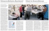 Nieuwsfeiten checken? Niet in Koerdistanmichielhegener.nl/artikelen/Nieuwsfeiten checken - Niet...Hawlati zijn min of meer ongebon-den.” Het resultaat van die onafhan-kelijke berichtgeving