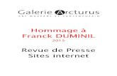 Hommage à Franck DUMINIL - Galerie Arcturusgaleriearcturus.com/wp-content/uploads/2019/10/...La Galerie Arcturus met I't-ronneur Frarck Dumnil qu'elle represente depths 1999 Ce peintre