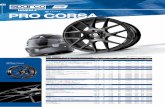 プロコルサ PRO CORSA - OZ Racingoz-japan.com/newproducts/sparco_wheels/pdf/PROCORSA.pdfPRO CORSA 価格は消費税を含まないメーカー希望小売価格例です。 代表的なメーカー、車種、サイズのみを掲載しています。