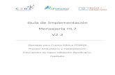 Guía de Implementación Mensajería HL7 V2...2017/07/25  · Guía de Implementación Validación V2.2 Página 2 de 44 VERSIONES Fecha Asunto Responsable Ver. 11-06-2017 Guía de