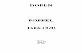 DOPEN · 2009. 3. 24. · DOPEN IN POPPEL 1604-1820 door Cyriel Verbeek Dit bestand bevat de dopen en geboortes vanaf 1604 tot en met 1820 zoals ze in de parochieregisters zijn opgetekend.