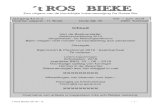´t ROS BIEKE - De Rosse Bie · 2019. 5. 22. · Hierna volgt een artikel dat het Ros Bieke reeds publiceerde in 2009. U zal merken dat het nog steeds geldig is. Voorlopige opslag.