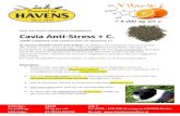 Cavia Anti-Stress + C. - van Namen Anti... · 2017. 1. 1. · De Cavia Anti-Stress + C is verrijkt met een zeer hoog gehalte aan vitamine C (4.000mg/kg). Dit is noodzakelijk voor