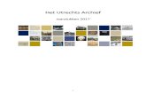 Het Utrechts Archief · 2018. 6. 19. · 4 1. Voorwoord In deze jaarstukken van Het Utrechts Archief vindt u een overzicht van programmadoelen van onze organisatie, de daarbij horende