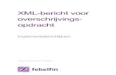 Standard - credit transfer - XML - v3.2 - NL...Definitie Bevat de definitie van het berichtblok of –element. Gebruik Aanvullende informatie over het gebruik van dit element. XML