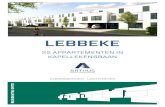 20130704BDB LEBBEKE - res. orto - technische beschrijving · 2015. 1. 29. · De sanitaire toestellen zijn deze, voorzien op de plannen. Alle apparaten zijn wit, van eerste kwaliteit