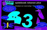 Spiekboek Rekenen groep 3 Plus SPECIMEN - DiKiBO leerhulp · 2019. 7. 16. · het spiekboek rekenen voor groep 3 DiKiBO behandelt op iedere kaart een bepaald soort som en geeft er