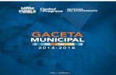 AÑO 1 NÚMERO 3 - Pueblagobiernoabierto.pueblacapital.gob.mx/images/gaceta/...pÁrrafo quinto, 118, 123 fracciÓn i, 124, 125, 129, 130 y 131 del cÓdigo reglamentario para el municipio