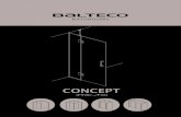 CONCEPT - Balteco PSV8-PRG.pdf · 2017. 8. 30. · A2 B D C3 C1 C2 * ENG: Universal dowels and general purpose screws are included in the package for installing the wall pro˜les.