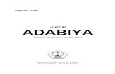 Jurnal ADABIYA · 2019. 12. 11. · ISSN 1411-6588 Jurnal ADABIYA Volume 14, No. 26, Februari 2012 Fakultas Adab IAIN Ar-Raniry Darussalam - Banda Aceh