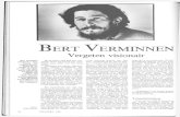BERT VERMINNEN - 2011. 5. 3.آ  BERT VERMINNEN Vergeten visionair Bert Verminnen omschreef â€” naar Artaudâ€”