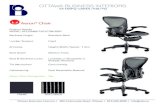 AERON AE112AWBPJ (PostureFit)obi.ca/wp-content/uploads/2016/06/RotaryOffice_AERON_AE... · 2016. 6. 10. · Aeron® Chair FRAME SEAT/BACK OTTAWA BUSINESS INTERIORS SA E60PQ-120001/018/PQ
