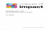 Beleidsplan 2020 2021 van de Stichting Colours of Impact · 2020. 3. 11. · Feijenoord, Charlois van Rotterdam en Haagse Hout, Escamp, Laak en Centrum in Den Haag. In 2020 - 2021