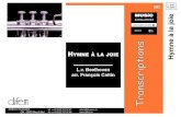 MUSIC Hymne à la joie · 2012. 10. 20. · MUSIC Hymne à la joie. tél. ++41(0)32 727 37 97 difem@bluewin.ch fax ++41(0)32 727 37 98 . HYMNE À LA JOIE. L.v. Beethoven arr. François