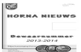 Bewaarnummer 2013 2014 ##40 pag · 2015. 2. 3. · clubblad@horna.nl laptop en bestand probeerde – 2014 nog in de . En Thea heeft ... Zondag 11 mei 2014 : BANDSTOOTTOERNOOI Zaterdag