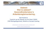 Asbest: Wat is asbest? Gdhidii’Gezondheidsrisico’s … · 2018. 10. 17. · • Asbest is in het verleden zeer veel gebruikt in de bouw enAsbest is in het verleden zeer veel gebruikt