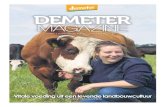 DEMETER MAGAZINE - WarmonderhofDemeter Magazine is gratis verkrijgbaar bij meer dan 300 natuurvoeding speciaalzaken in Nederland. Distributie via het netwerk van de Odin groente &