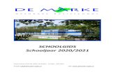 SCHOOLGIDS Schooljaar 2020/2021 ...

SCHOOLGIDS Schooljaar 2020/2021 Ceintuurbaan Zuid 6a, 9301 HX Roden. Tel 050 – 5017434 E-mail: info@demarke-roden.nl site: