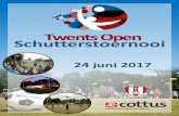 Twents Open Schutterstoernooi · 2017. 6. 18. · Ronde 1 is een poule-fase waarin iedereen wordt ingedeeld in poules. De 96 beste koppels zullen doorgaan naar de tweede poulefase