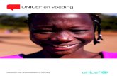 UNICEF en voeding...vetten in. Als kinderen bijna geen groenten, fruit, vlees of vis eten worden ze sneller ziek. Wat doet UNICEF? UNICEF werkt samen met de regering van Mozambique