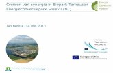 Clusterontwikkeling Biopark Terneuzen · 2017. 6. 8. · • BMC met ruime SDE subsidie: meeste baat bij maximalisatie biogasopbrengst; • Zonder SDE: o prijs van biomassa wordt