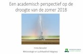 Een academisch perspectief op de droogte van de zomer2018 · 2019. 7. 4. · 2010 – 2013 BSc Bodem, water en atmosfeer. 2013 – 2015. ... - Stage bij het meteorologisch instituut
