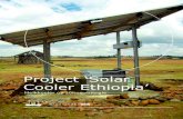 Project ‘Solar Cooler Ethiopia’ · 2015. 4. 16. · van de melk en de efficiëntie. ... noorden van de hoofdstad Addis Ababa, een uur lopen heen en terug van de dichtstbijzijnde