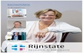 Rijnstate 2018 Opmaak 1...In dit themanummer worden verschillende klinische en wetenschappe-lijke projecten beschreven die momenteel uitgevoerd worden binnen Rijnstate Vasculair Centrum.