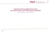 Schoolreglement Leefschool Heyerdahl · 2017. 9. 1. · Participatie 14 4.1. Pedagogische raad 14 4.2. Leerlingenraad 14 4.3. Ouderraad 14 4.4. ... 14. Schoolverzekeringen 56 15.