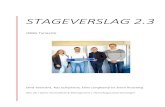 Stageverslag 2 · 2017. 1. 22. · STAGEVERSLAG 2.3 JOGG Tynaarlo Derk Veenstra, Kas Schiphorst, Eline Langkamp en Swen Kruisweg ... 2010-2011 2011-2012 2012-2013 2013-2014 2014-2015