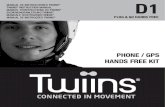 PLUG & GO HANDS FREEaws.tradeinn.com/images/pdf/manuales/eng_twiins_manu... · 2017. 10. 28. · Twiins® por un período largo de tiempo asegúrese de cargarlo, por lo menos, una