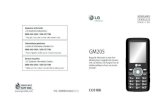 Algemene informatie Informations générales GM205handleiding.belsimpel.nl/LG-GM-205-Black-handleiding... · 2014. 2. 25. · Multimedia. 2 Kies MP3-speler en selecteer Mijn afspeellijst.